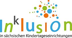 Logo Inklusion in sächsischen Kindertageseinrichtungen