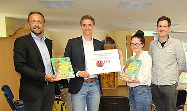 Verleihung Zertifikat KiFaZ Kita Wurzner Straße