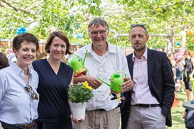 Frau Radowitz, Frau Schwager, Herr Menz und Herr Schmidt